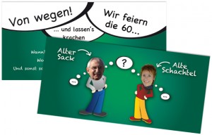 Einladung zum 60. Geburtstag