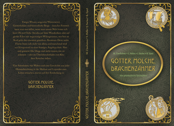 Buchcover & Illustration: Götter, Molche, Drachenzähmer, Anthologie