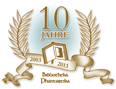 10 Jahre Bibliotheka Phantastika - Jubiläumsgrafik