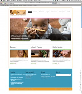 Neue Website: Akifra e.V.