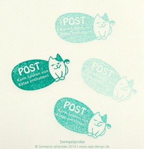 Stempelprobe: Katzenpost