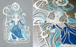 Papercut: Schneekönigin