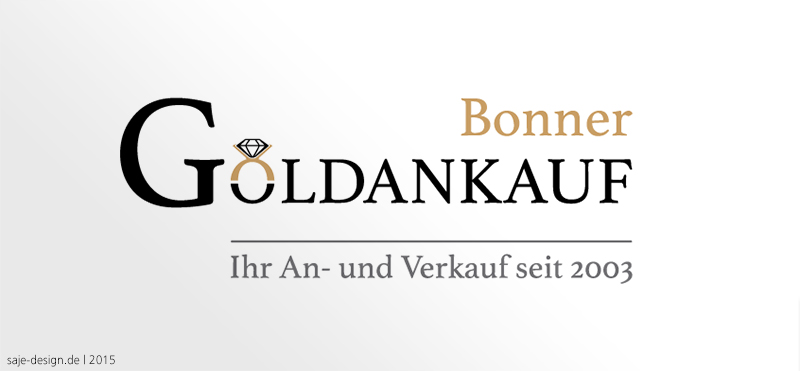 Redesign: Logo für Bonner Goldankauf