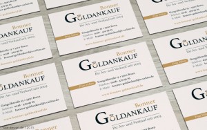 Visitenkarten: Bonner Goldankauf