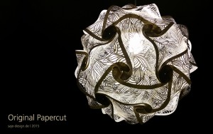 Original Papercut: Puzzle Lampe