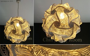 Original Papercut: Puzzle Lampe