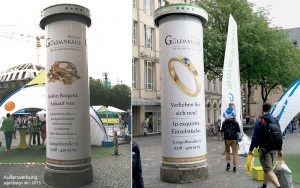 Außenwerbung: Bonner Goldankauf