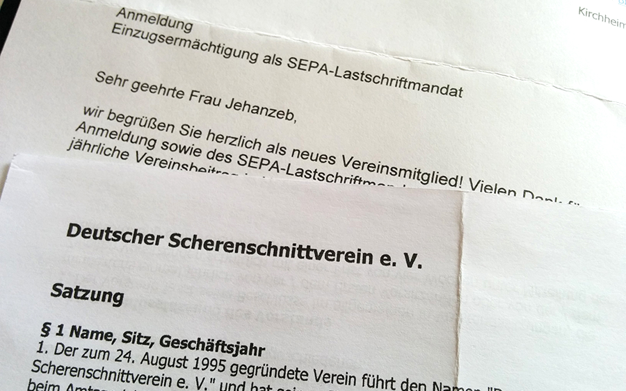 Mitgliedschaft: Deutscher Scherenschnitt e.V.