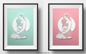 Giclee Print: Mother & Child