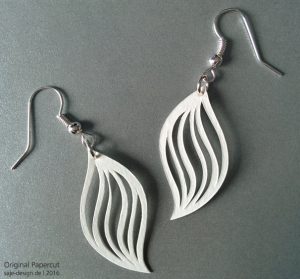 Wearable Art: Papercut Earrings