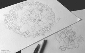 Making of: Kokeshi Puppen an Hanami