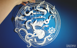 Papercut: Der Kraken erwacht von sajedesign