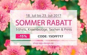 Sommer Rabatt vom 18. bis 23. Julie