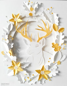 Läderach Chocolatier Suisse: Adventskalender Motiv Paper Art