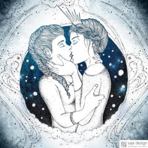 Illustration: Buchcover, Runa, Eigenverlag, Sameena Jehanzeb