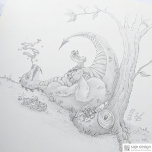 Illustration: Bleistift | Buch: Xerubian - Aath Lan'Tis, Autor: Andreas Hagemann